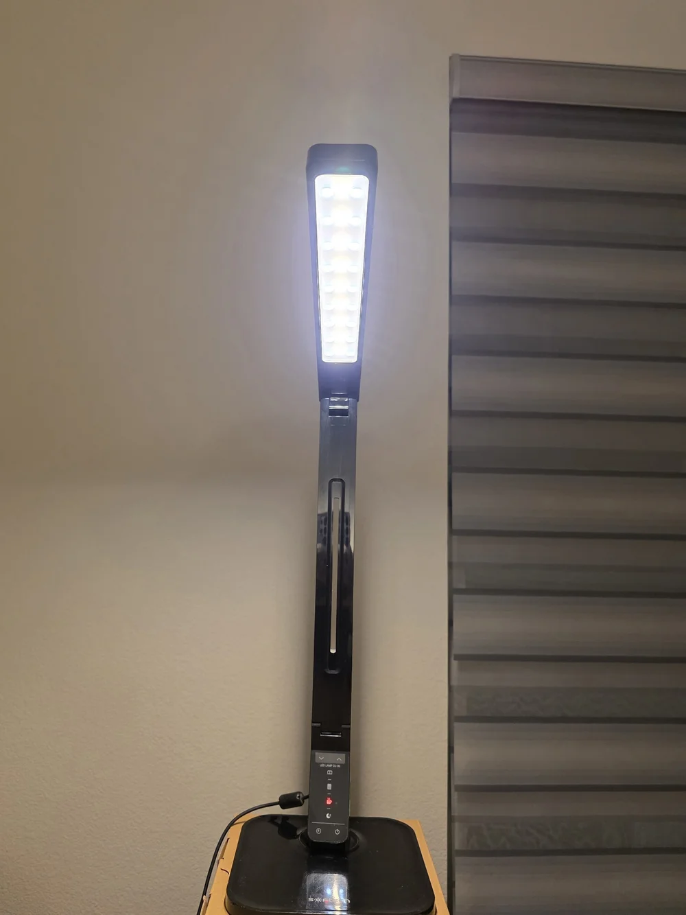 Black LED Task Lamp - Sleek Home Desk Lighting